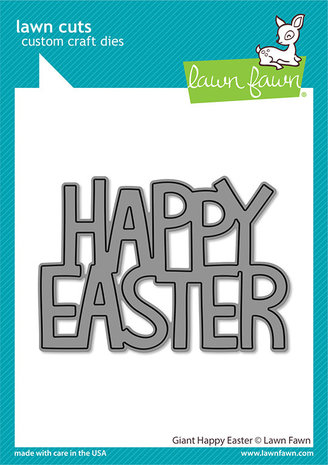 Lawn Fawn Giant Happy Easter Dies (LF2801) (DISCONTINUED)