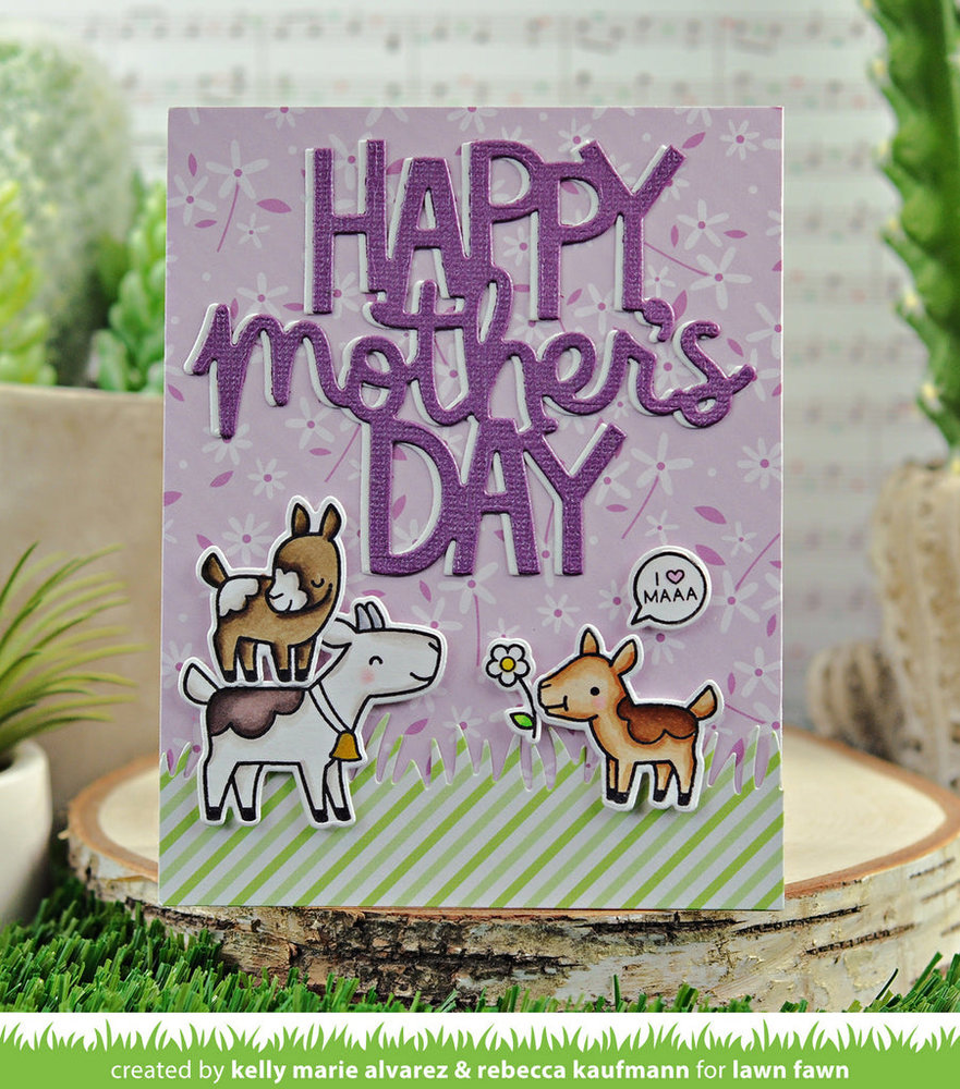 Lawn Fawn Giant Happy Mother's Day Dies (LF2803) (DISCONTINUED) Lawn Fawn Giant Happy Mother's Day Dies (LF2803) (DISCONTINUED)