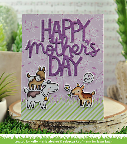 Lawn Fawn Giant Happy Mother's Day Dies (LF2803) (DISCONTINUED) Lawn Fawn Giant Happy Mother's Day Dies (LF2803) (DISCONTINUED)