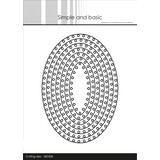 Simple and Basic Heart Framed Oval Cutting Dies (SBD208) (DISCONTINUED)