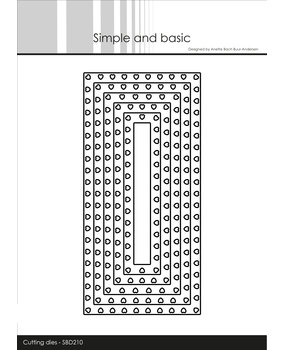 Simple and Basic Heart Framed Mini Slim Cutting Dies (SBD210) (DISCONTINUED)