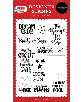 Carta Bella M Is For Magic Clear Stamps (CBBIM148040) (OUTLET)