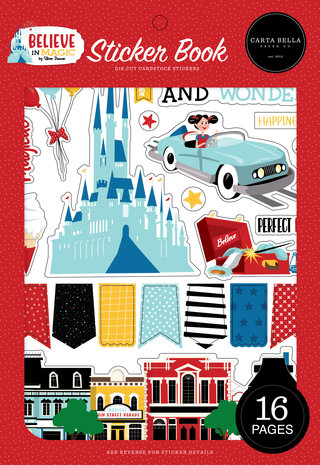 Carta Bella Believe In Magic Sticker Book (CBBIM148029) (OUTLET)