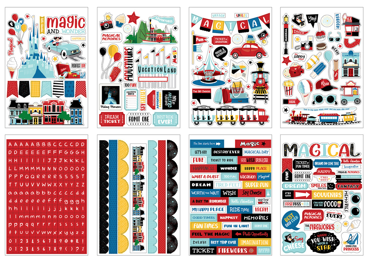 Carta Bella Believe In Magic Sticker Book (CBBIM148029) (OUTLET)