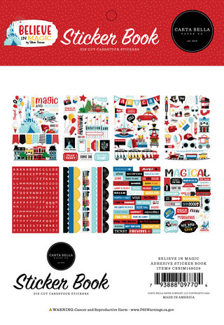 Carta Bella Believe In Magic Sticker Book (CBBIM148029) (OUTLET)