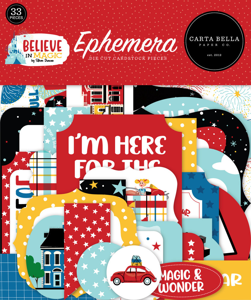Carta Bella Believe In Magic Ephemera (CBBIM148024) (DISCONTINUED)