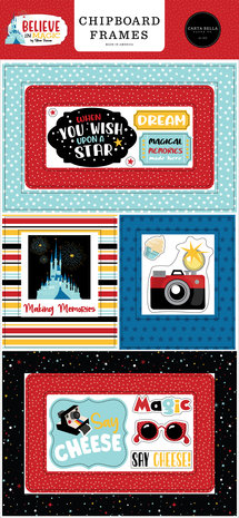 Carta Bella Believe In Magic Chipboard Frames (CBBIM148065) (OUTLET)