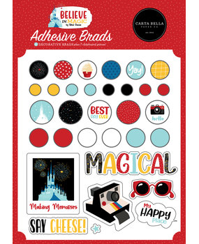 Carta Bella Believe In Magic Adhesive Brads (CBBIM148020) (OUTLET)