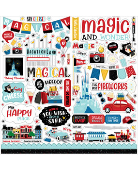 Carta Bella Believe In Magic 12x12 Inch Element Sticker (CBBIM148014) (OUTLET)