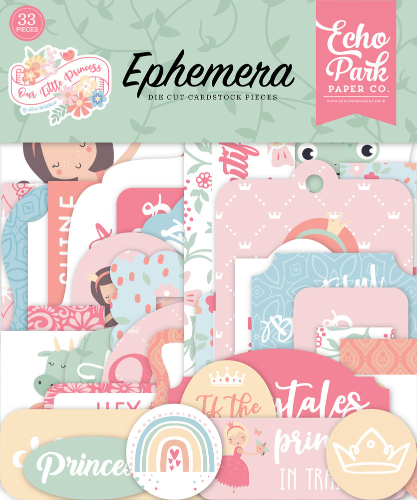 Echo Park Our Little Princess Ephemera (OLP271024) (DISCONTINUED) Echo Park Our Little Princess Ephemera (OLP271024) (DISCONTINUED)