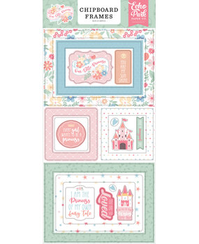 Echo Park Our Little Princess Chipboard Frames (OLP271065) (DISCONTINUED) Echo Park Our Little Princess Chipboard Frames (OLP271065) (DISCONTINUED)
