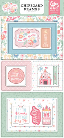 Echo Park Our Little Princess Chipboard Frames (OLP271065) (DISCONTINUED)