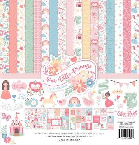 Echo Park Our Little Princess 12x12 Inch Collection Kit (OLP271016) (DISCONTINUED) Echo Park Our Little Princess 12x12 Inch Collection Kit (OLP271016) (DISCONTINUED)