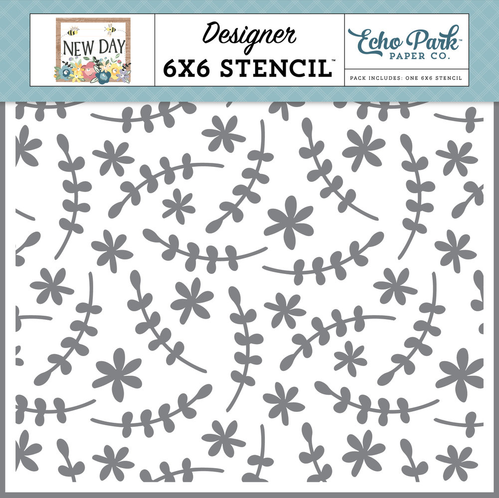 Echo Park Springtime Florals Stencil (ND267034) (OUTLET) Echo Park Springtime Florals Stencil (ND267034) (OUTLET)