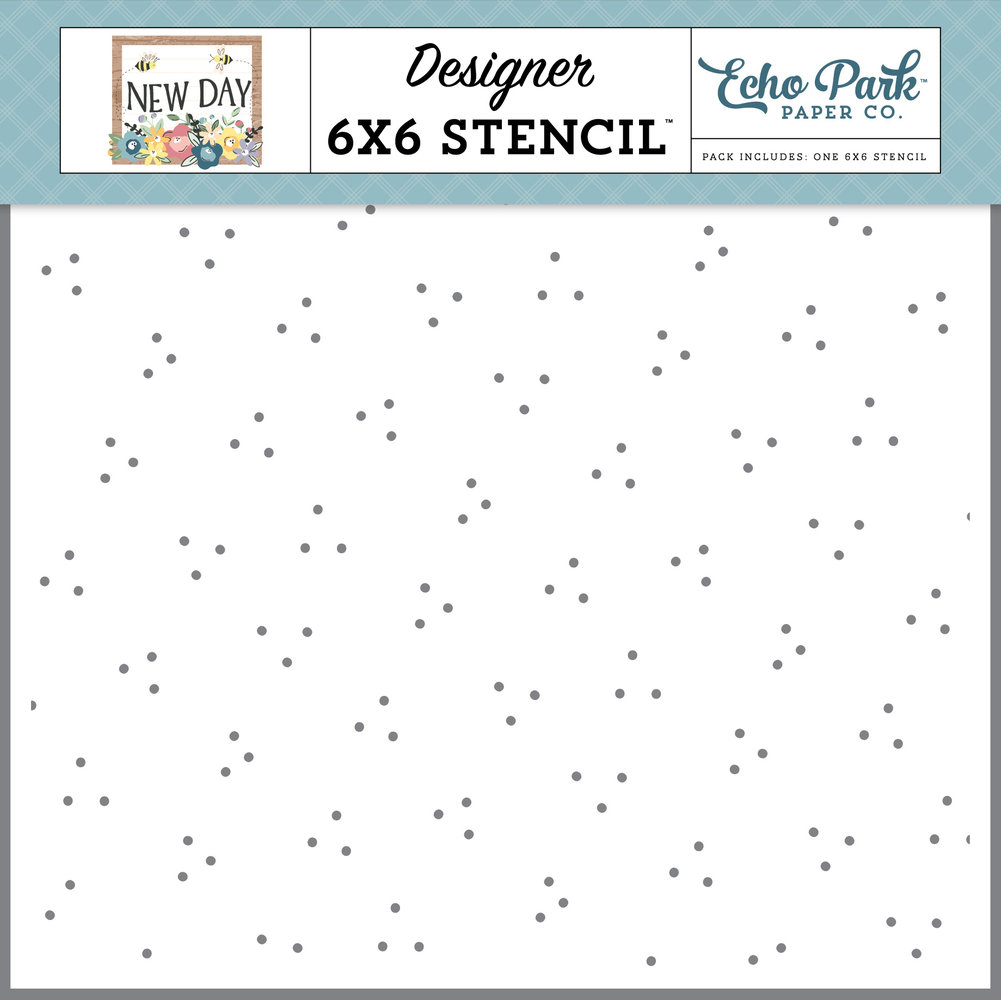 Echo Park New Day Dots Stencil (ND267033) (OUTLET) Echo Park New Day Dots Stencil (ND267033) (OUTLET)