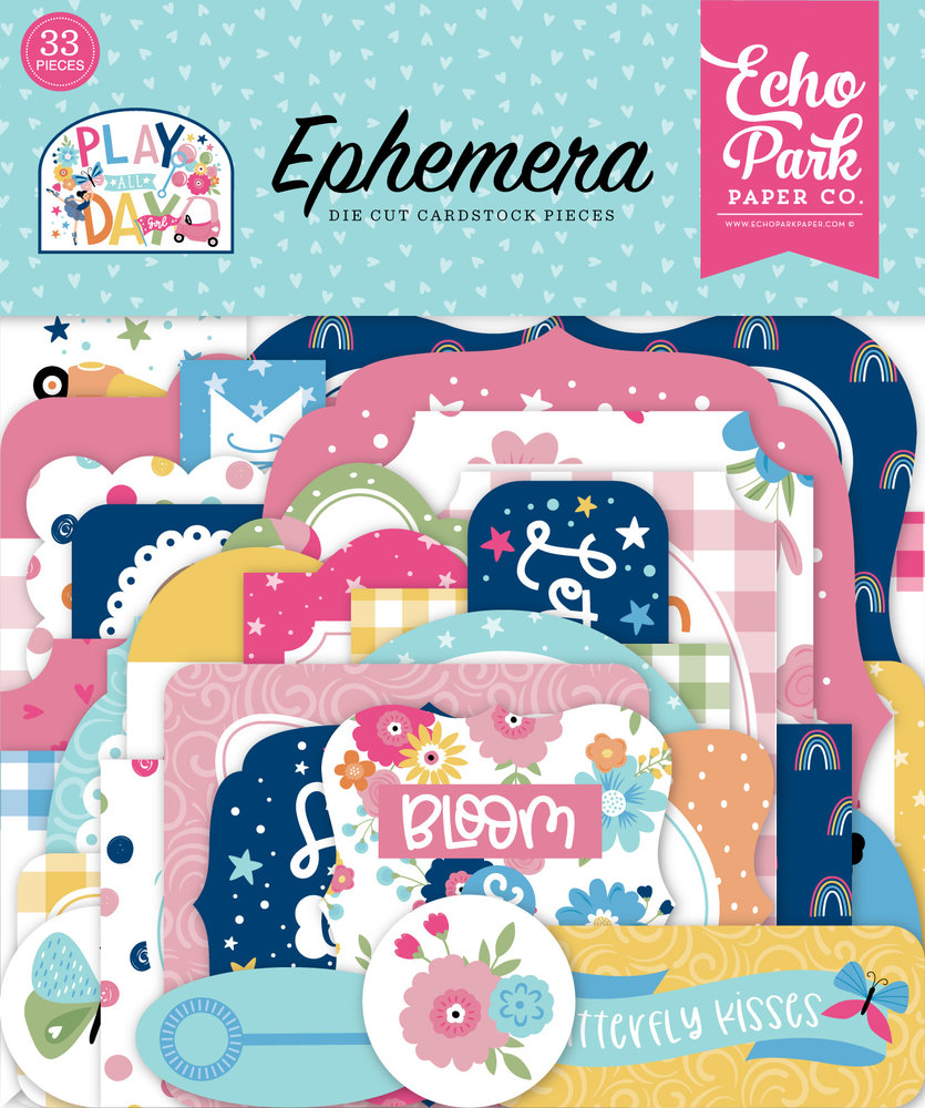 Echo Park Play All Day Girl Ephemera (PAG268024) (DISCONTINUED) Echo Park Play All Day Girl Ephemera (PAG268024) (DISCONTINUED)