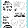 Echo Park Be Happy Clear Stamps (PAG268043) (OUTLET)