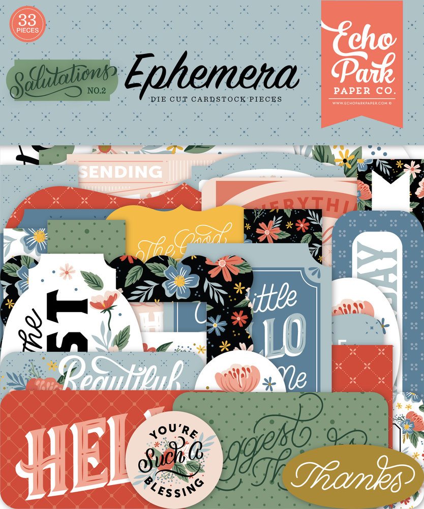 Echo Park Salutations No.2 Ephemera (SANO272024) (DISCONTINUED) Echo Park Salutations No.2 Ephemera (SANO272024) (DISCONTINUED)