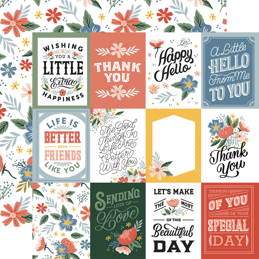 Echo Park Salutations No.2 6x6 Inch Paper Pad (SANO272023) (DISCONTINUED) Echo Park Salutations No.2 6x6 Inch Paper Pad (SANO272023) (DISCONTINUED)