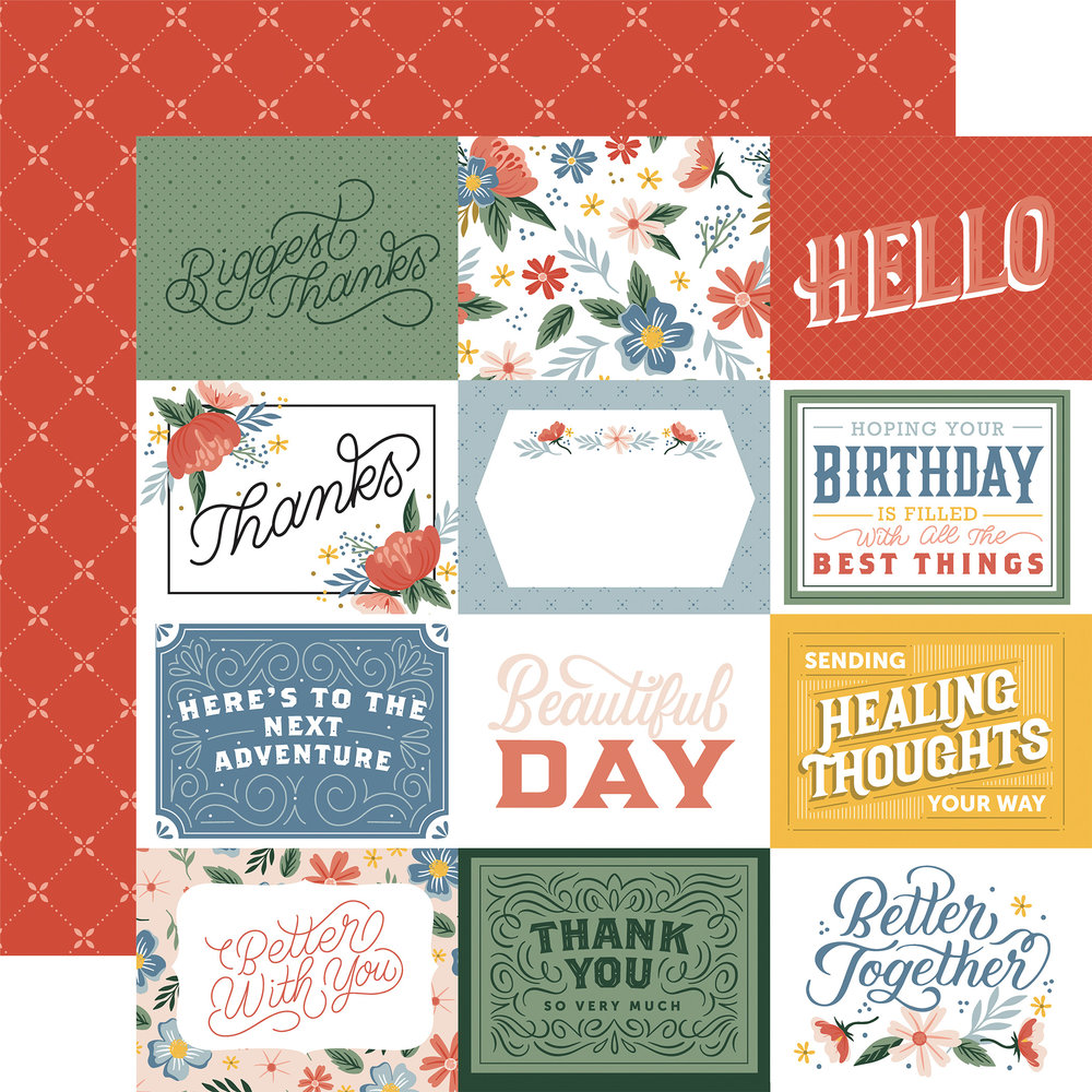Echo Park Salutations No.2 6x6 Inch Paper Pad (SANO272023) (DISCONTINUED) Echo Park Salutations No.2 6x6 Inch Paper Pad (SANO272023) (DISCONTINUED)
