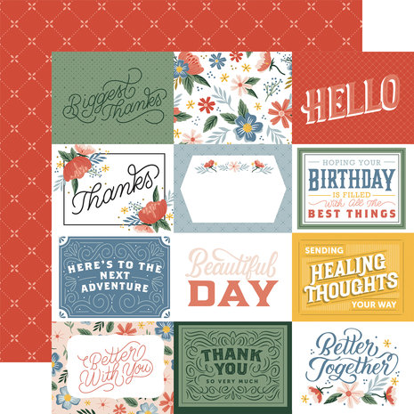 Echo Park Salutations No.2 6x6 Inch Paper Pad (SANO272023) (DISCONTINUED) Echo Park Salutations No.2 6x6 Inch Paper Pad (SANO272023) (DISCONTINUED)
