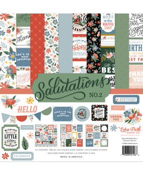 Echo Park Salutations No.2 12x12 Inch Collection Kit (SANO272016) (DISCONTINUED) Echo Park Salutations No.2 12x12 Inch Collection Kit (SANO272016) (DISCONTINUED)