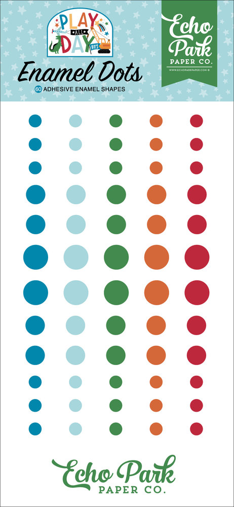 Echo Park Play All Day Boy Enamel Dots (PAB269028) (DISCONTINUED)