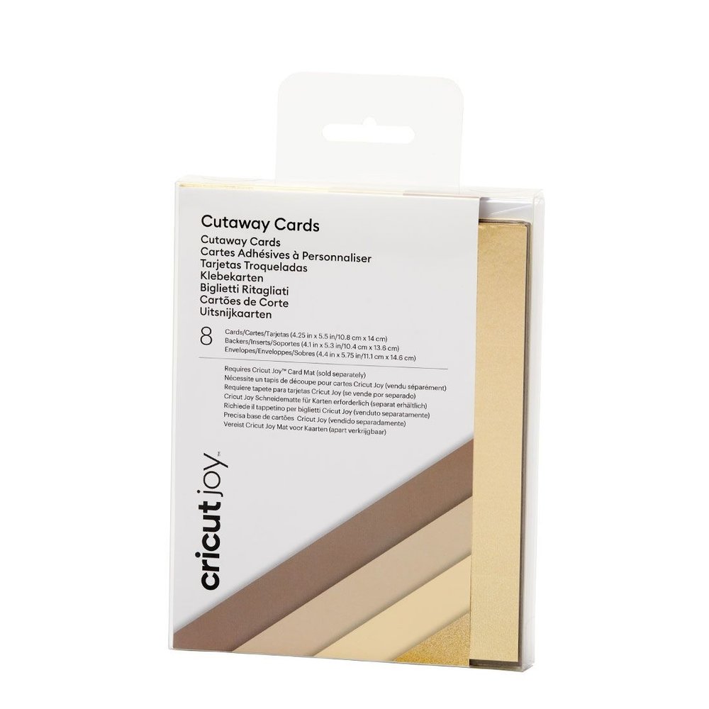 Cricut Cutaway Cards Neutrals Sampler (8pcs) (2008855)