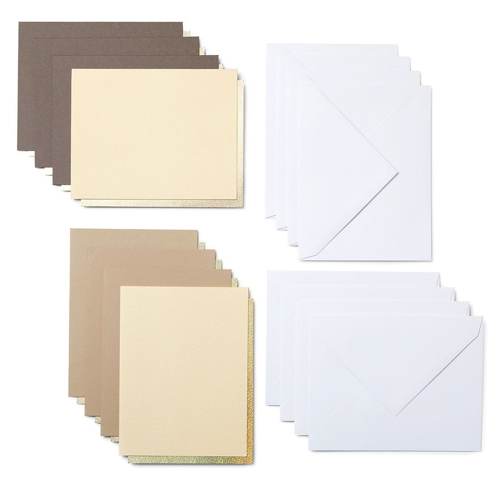 Cricut Cutaway Cards Neutrals Sampler (8pcs) (2008855)