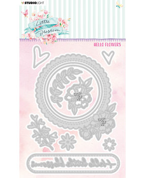 Studio Light Little Blossom Cutting Dies Hello Flowers (SL-LB-CD196) (OUTLET)