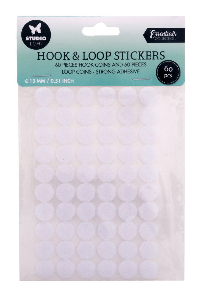 Studio Light Hook & Loop Stickers 13mm (60pcs) (SL-ES-HLOOP02) (BASIC) Studio Light Hook & Loop Stickers 13mm (60pcs) (SL-ES-HLOOP02) (BASIC)