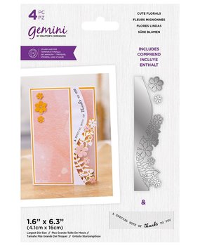 Gemini Cute Florals Stamp & Die (GEM-STD-CUFL) (OUTLET)