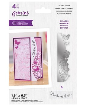 Gemini Classic Swirls Stamp & Die (GEM-STD-CLSW) (OUTLET)