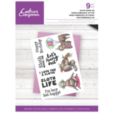 Crafter's Companion Sloth Mode On Clear Stamps (CC-CA-ST-SLMO) (OUTLET)