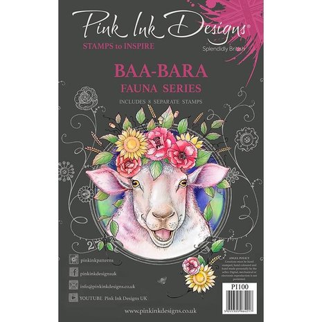 Pink Ink Designs Baa-Bara A5 Clear Stamp (PI100) (OUTLET) Pink Ink Designs Baa-Bara A5 Clear Stamp (PI100) (OUTLET)