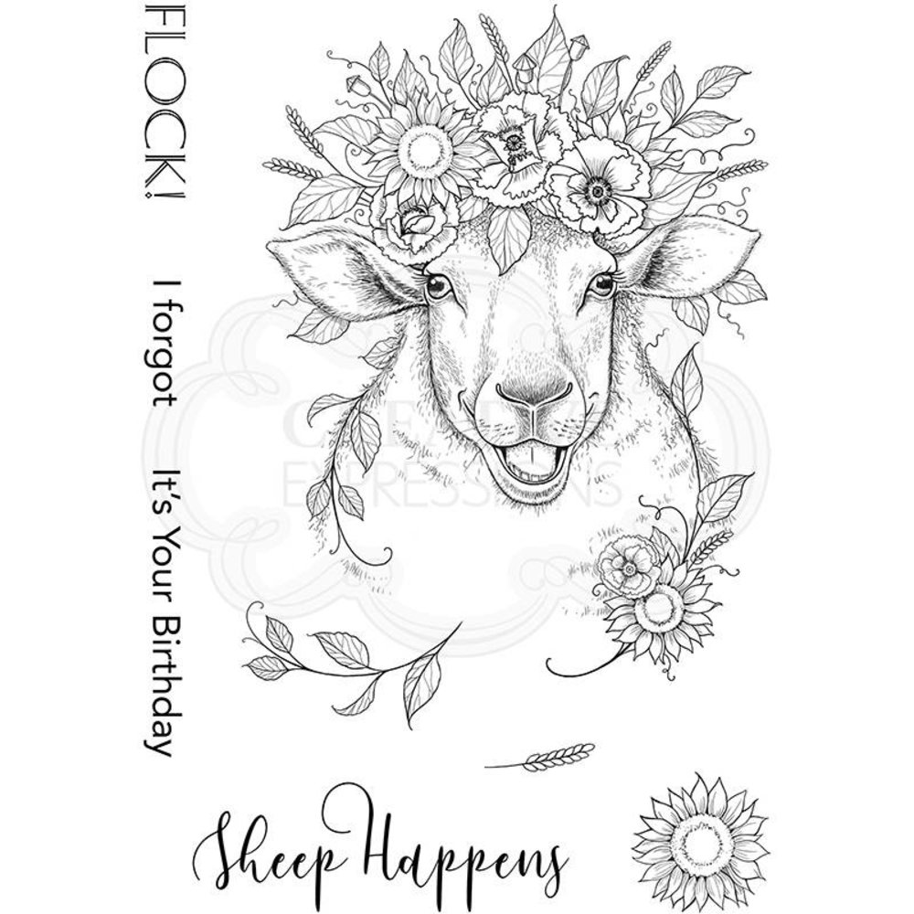 Pink Ink Designs Baa-Bara A5 Clear Stamp (PI100) (OUTLET) Pink Ink Designs Baa-Bara A5 Clear Stamp (PI100) (OUTLET)