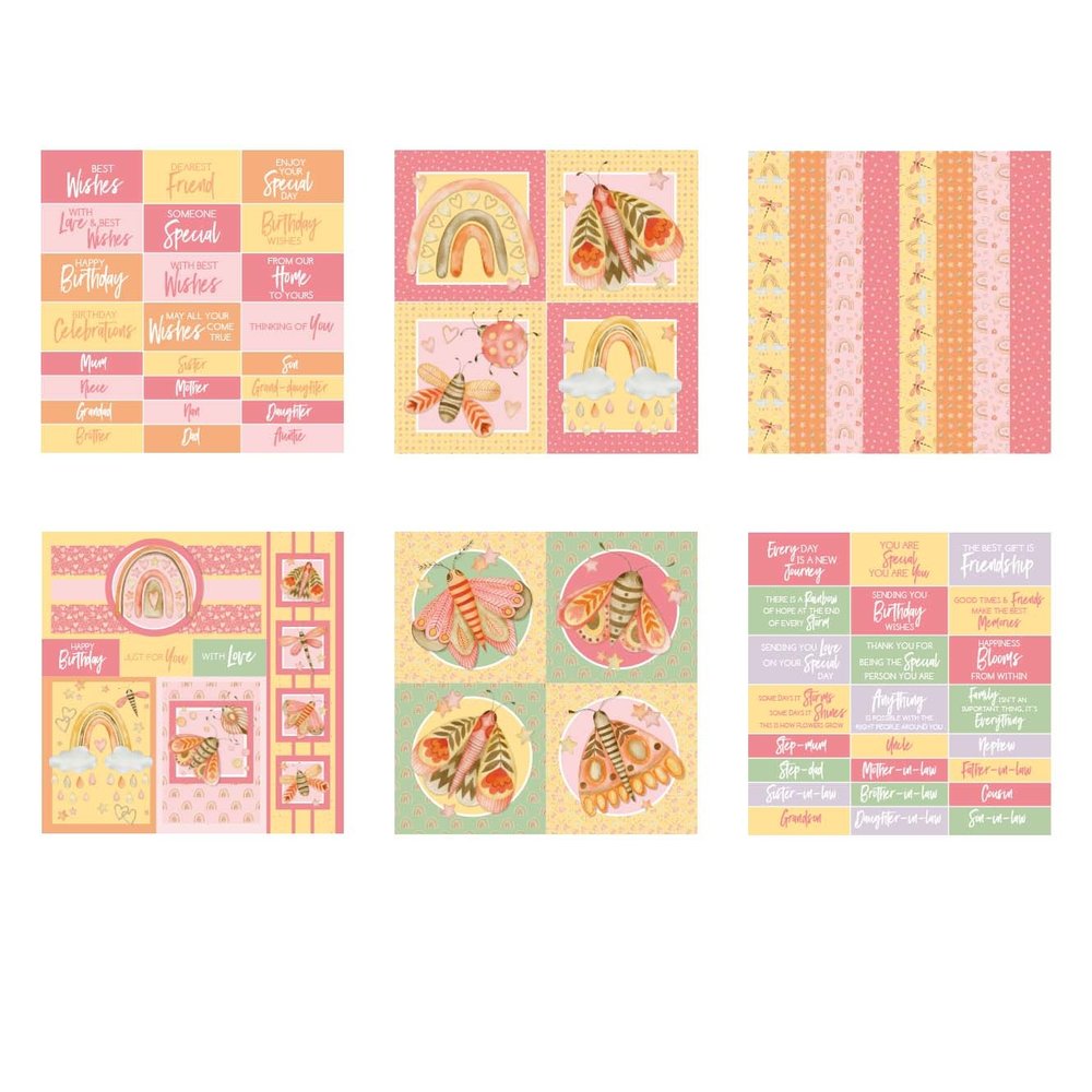 The Paper Boutique Perfect Partners Fancy Flutters 8x8 Inch Embellishment Pad (PB1743) (OUTLET) The Paper Boutique Perfect Partners Fancy Flutters 8x8 Inch Embellishment Pad (PB1743) (OUTLET)