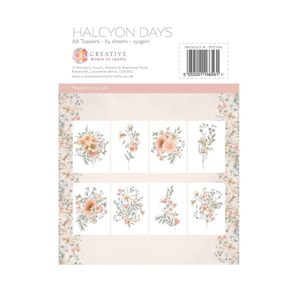 The Paper Tree Halcyon Days A6 Toppers Collection (PTC1194) (OUTLET) The Paper Tree Halcyon Days A6 Toppers Collection (PTC1194) (OUTLET)