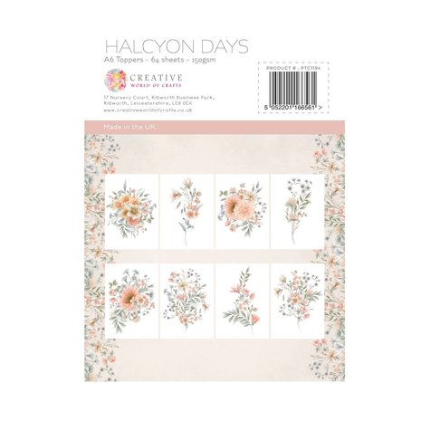 The Paper Tree Halcyon Days A6 Toppers Collection (PTC1194) (OUTLET) The Paper Tree Halcyon Days A6 Toppers Collection (PTC1194) (OUTLET)