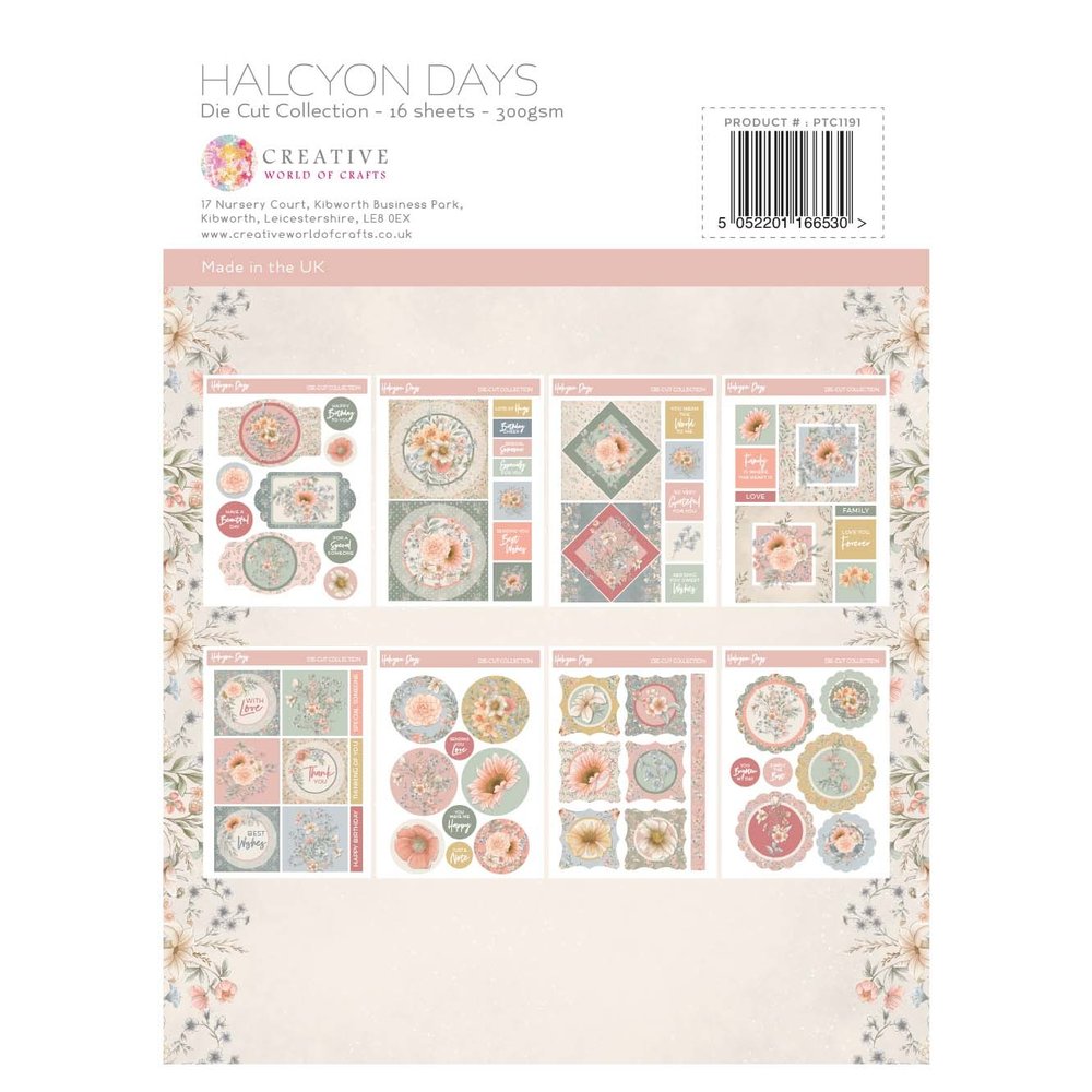 The Paper Tree Halcyon Days A4 Die Cut Collection (PTC1191) (OUTLET)