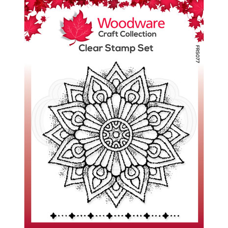 Woodware Mandala One Clear Stamp (FRS077) (OUTLET) Woodware Mandala One Clear Stamp (FRS077) (OUTLET)