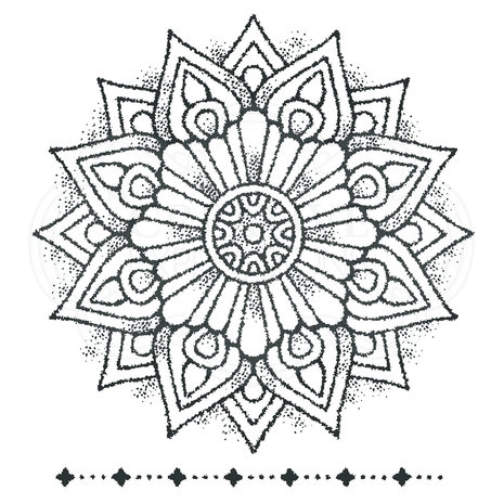Woodware Mandala One Clear Stamp (FRS077) (OUTLET) Woodware Mandala One Clear Stamp (FRS077) (OUTLET)