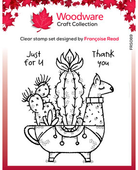Woodware Llama Planter Clear Stamp (FRS089) (OUTLET) Woodware Llama Planter Clear Stamp (FRS089) (OUTLET)