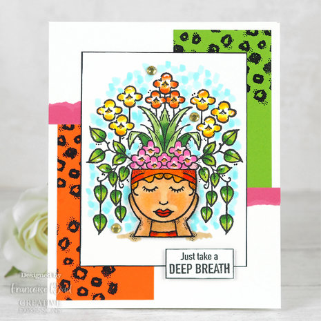 Woodware Lady Planter Clear Stamp (FRS088) (OUTLET) Woodware Lady Planter Clear Stamp (FRS088) (OUTLET)