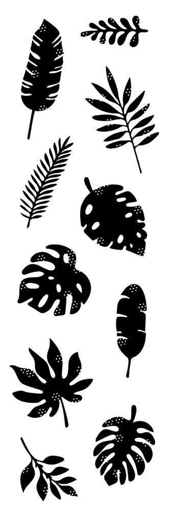 Woodware House Plant Leaves Clear Stamp (FRS416) (OUTLET) Woodware House Plant Leaves Clear Stamp (FRS416) (OUTLET)