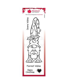 Woodware Gnome Wishes Clear Stamp (FRS403) (OUTLET) Woodware Gnome Wishes Clear Stamp (FRS403) (OUTLET)