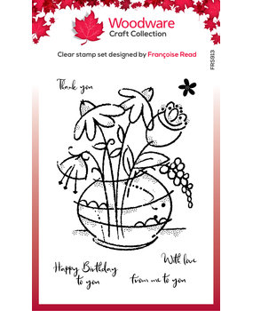 Woodware Floral Bouquet Clear Stamp (FRS913) (OUTLET) Woodware Floral Bouquet Clear Stamp (FRS913) (OUTLET)