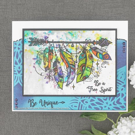 Woodware Boho Sentiments Clear Stamp (FRS394) (OUTLET) Woodware Boho Sentiments Clear Stamp (FRS394) (OUTLET)
