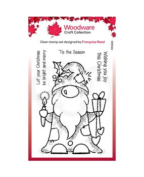 Woodware Seasonal Gnome Clear Stamp (FRS821) (OUTLET) Woodware Seasonal Gnome Clear Stamp (FRS821) (OUTLET)
