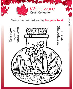 Woodware Terrarium Clear Stamp (FRS090) (OUTLET) Woodware Terrarium Clear Stamp (FRS090) (OUTLET)